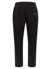 Dolce &amp; Gabbana Plaque Joggers Black