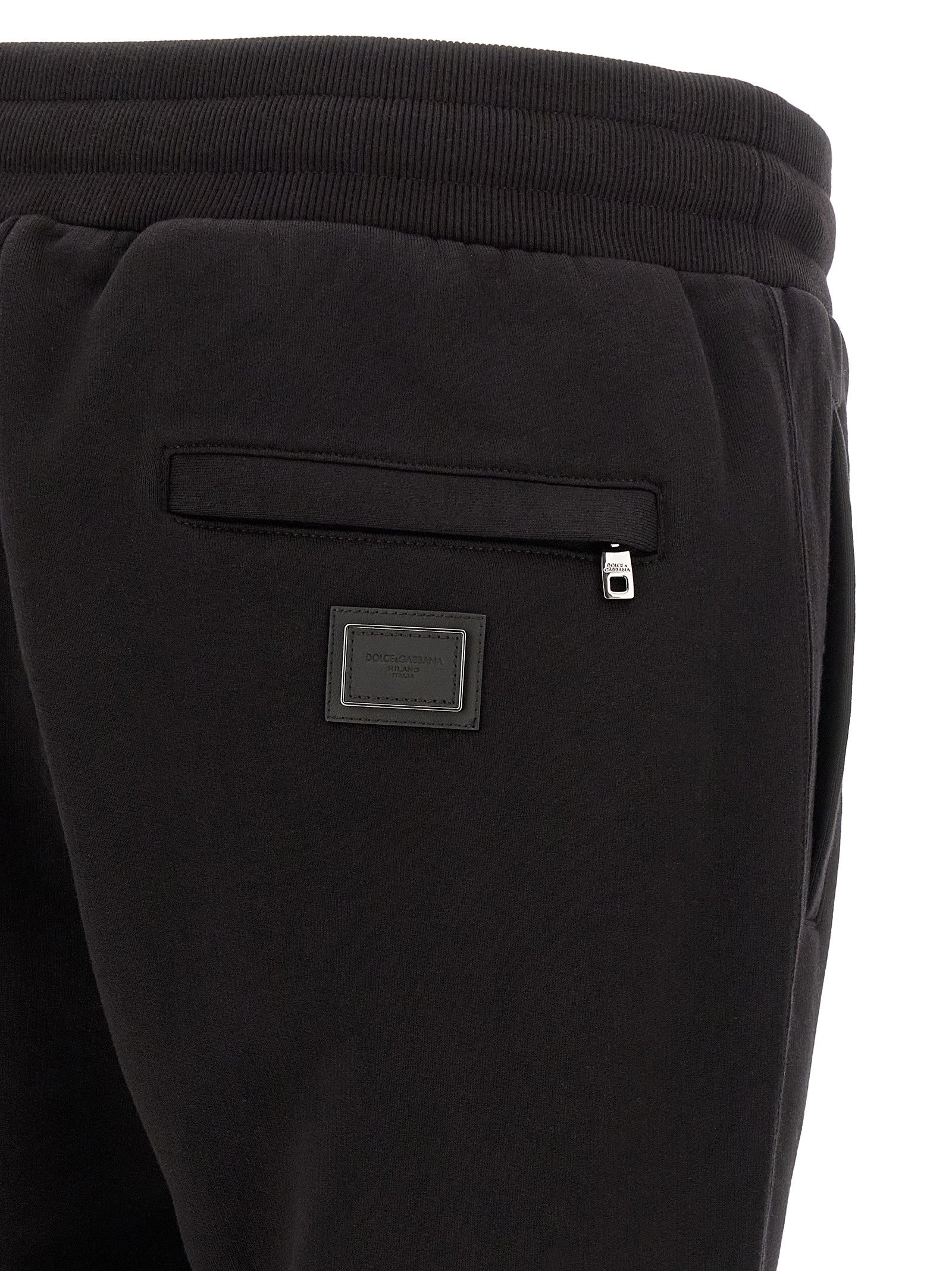 Dolce &amp; Gabbana Plaque Joggers Black