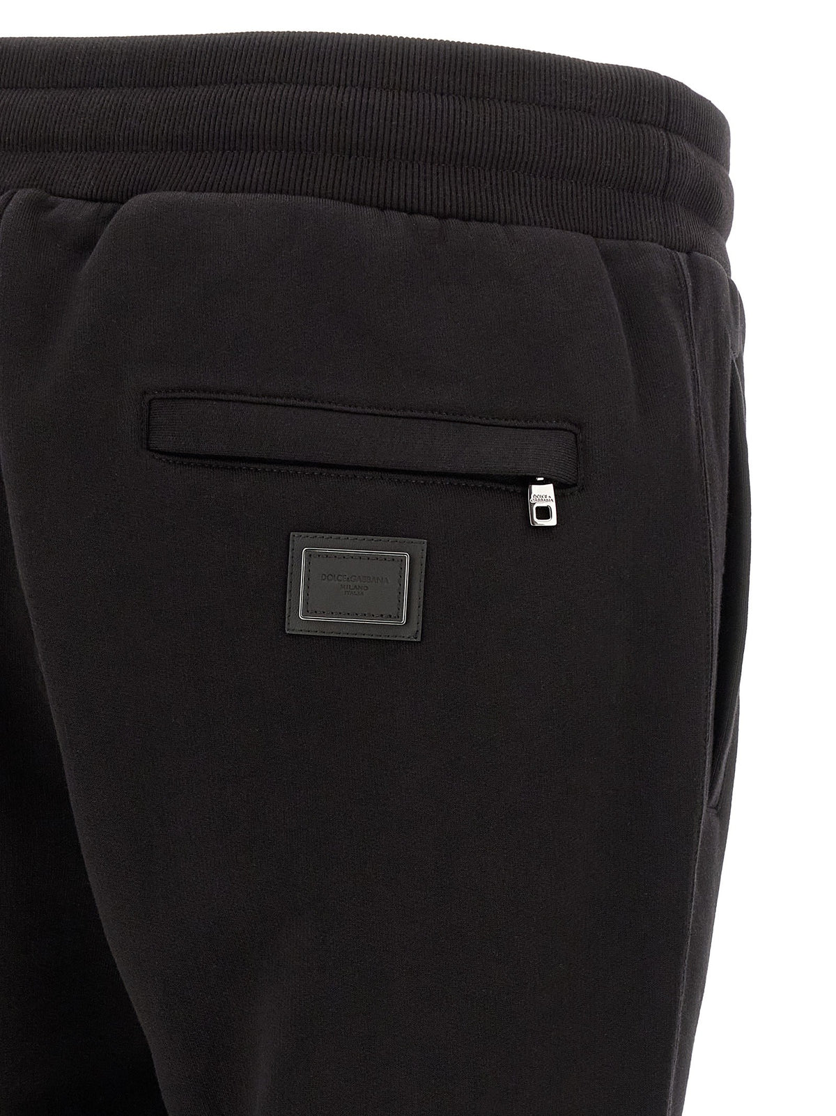 Dolce &amp; Gabbana Plaque Joggers Black, view 4