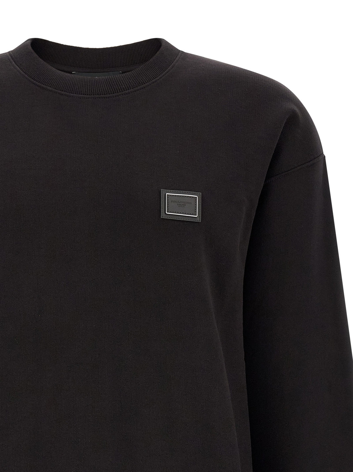 Dolce &amp; Gabbana Plaque Sweatshirt Black