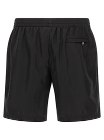 Dolce &amp; Gabbana Plaque Swimsuit Black
