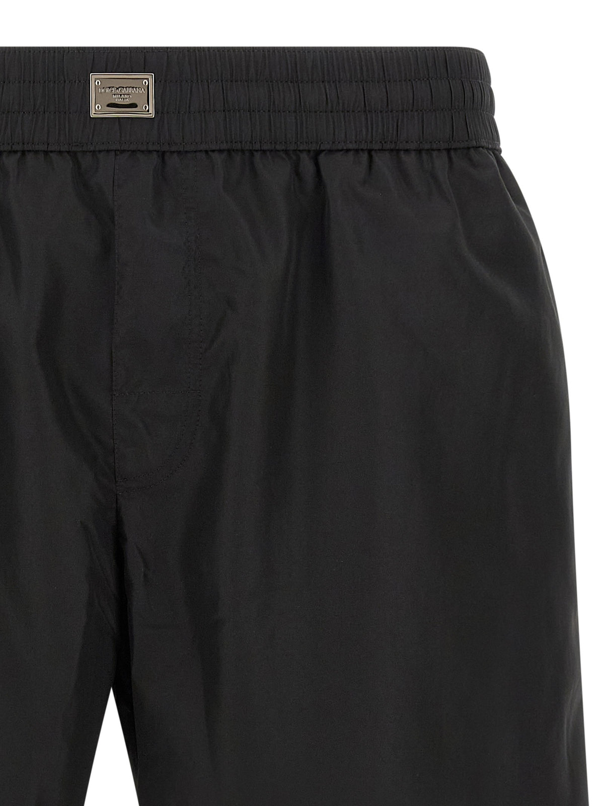 Dolce &amp; Gabbana Plaque Swimsuit Black