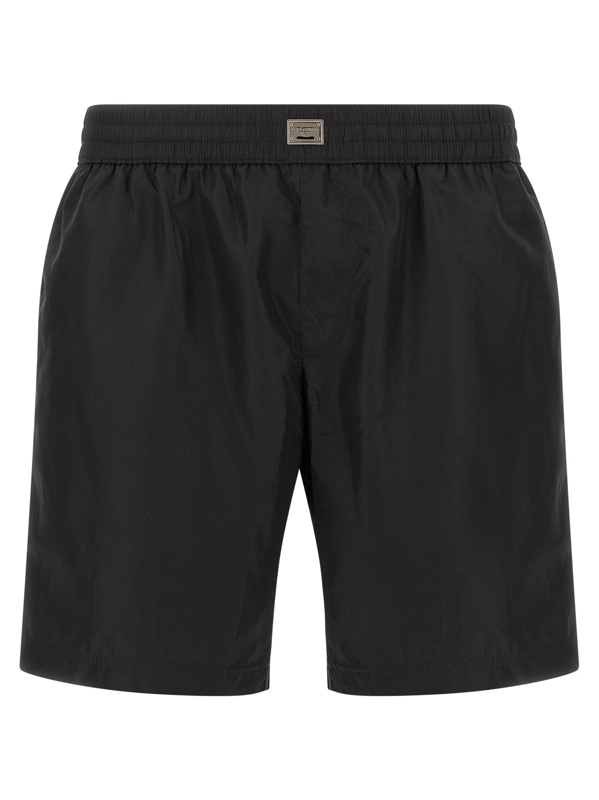 Dolce &amp; Gabbana Plaque Swimsuit Black
