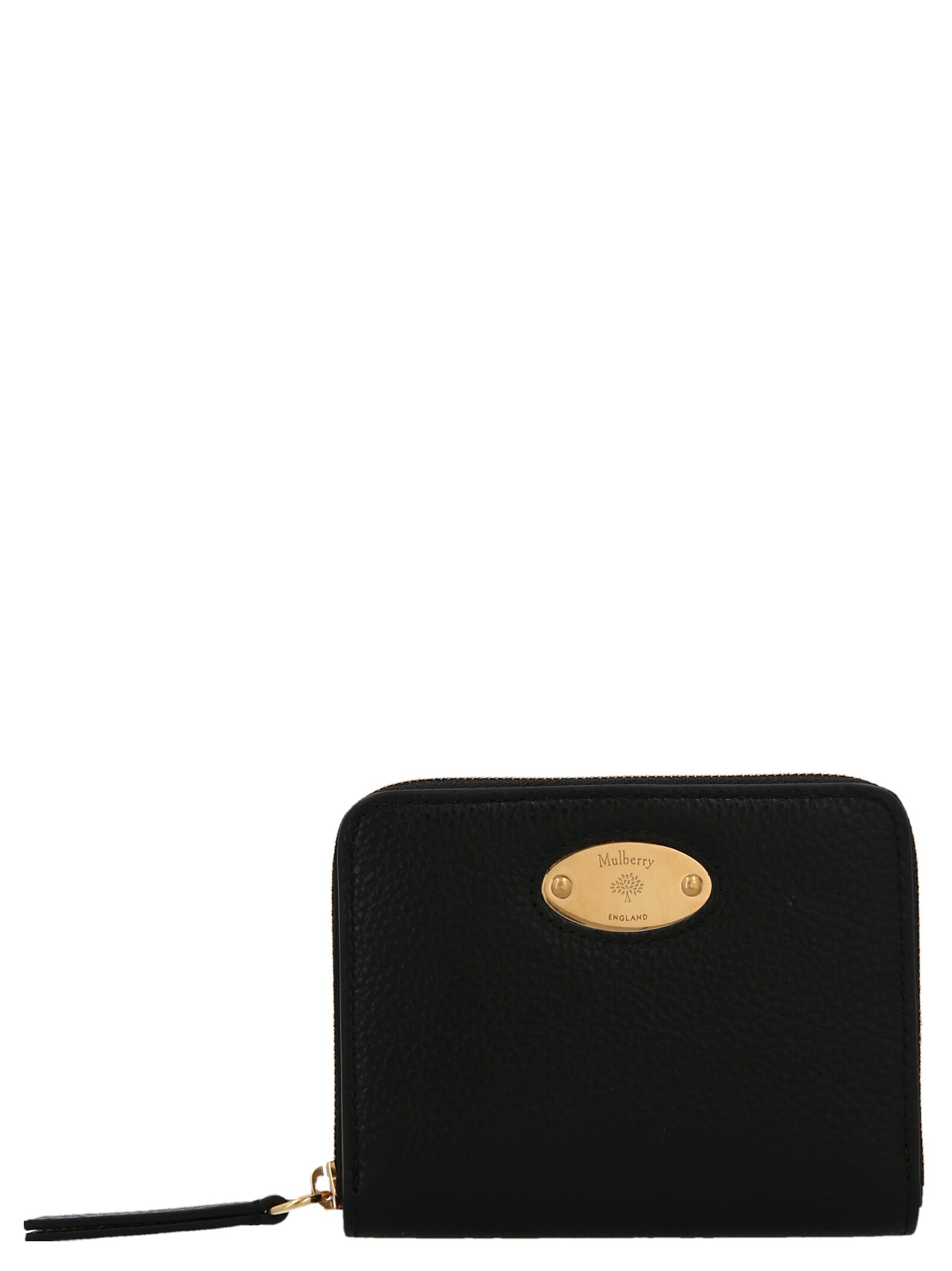 Mulberry Plaque Wallet Black