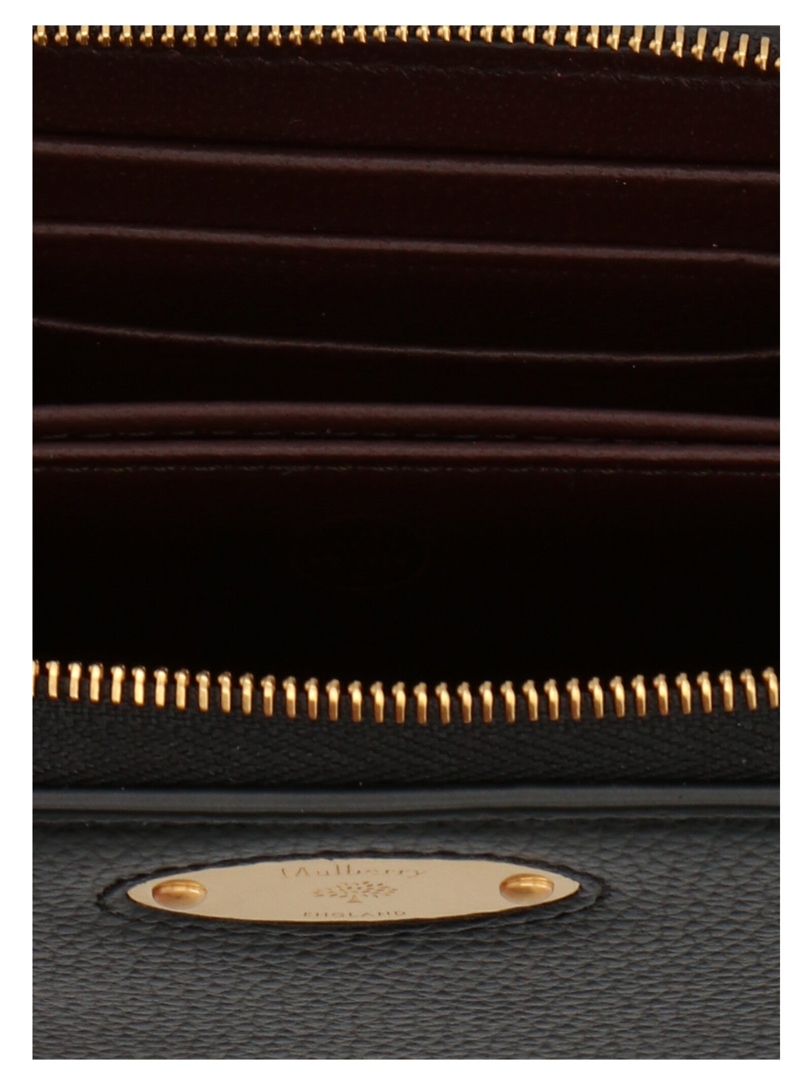 Mulberry Plaque Wallet Black