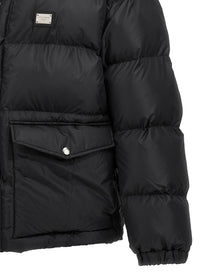 Dolce &amp; Gabbana Plate Down Jacket Black