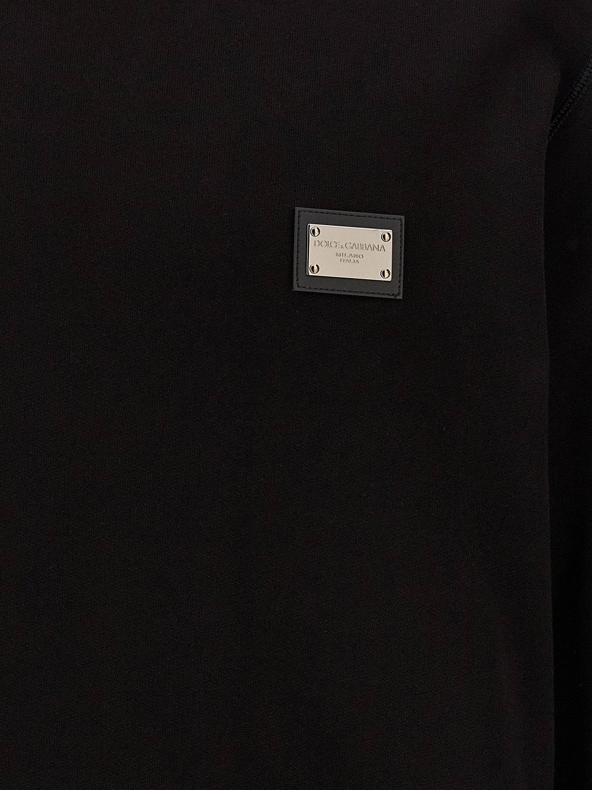 Dolce &amp; Gabbana Plate Sweatshirt Black, view 4