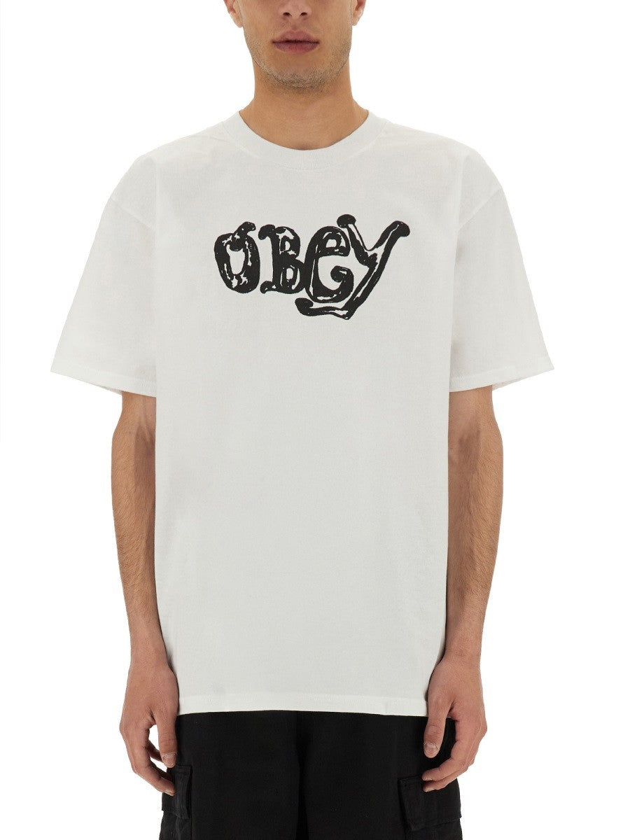 Obey Men's Shirt White