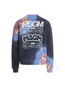 MSGM Tie Dye Sweatshirt by Burro Studio Gold