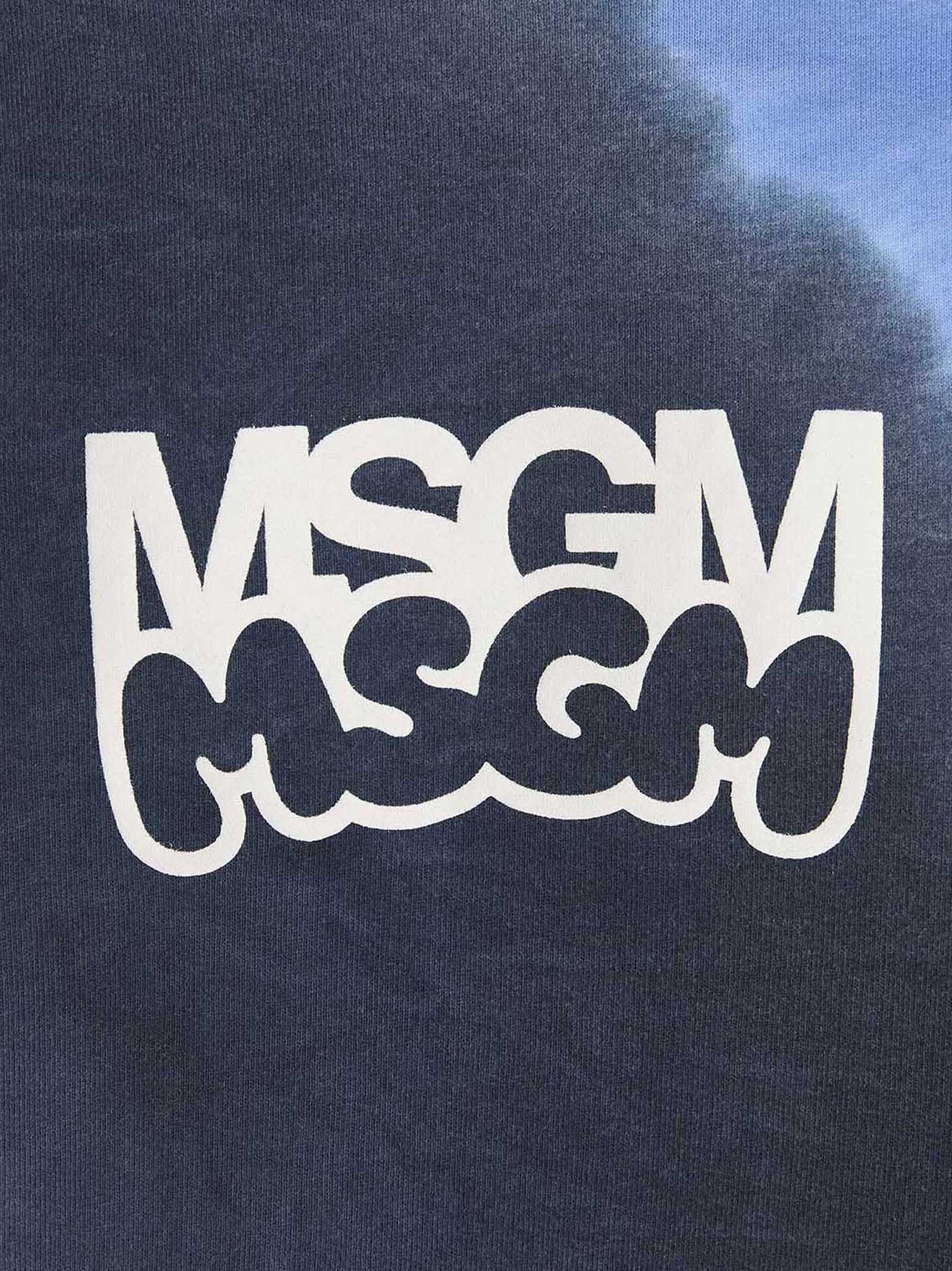 MSGM Tie Dye Sweatshirt by Burro Studio Gold