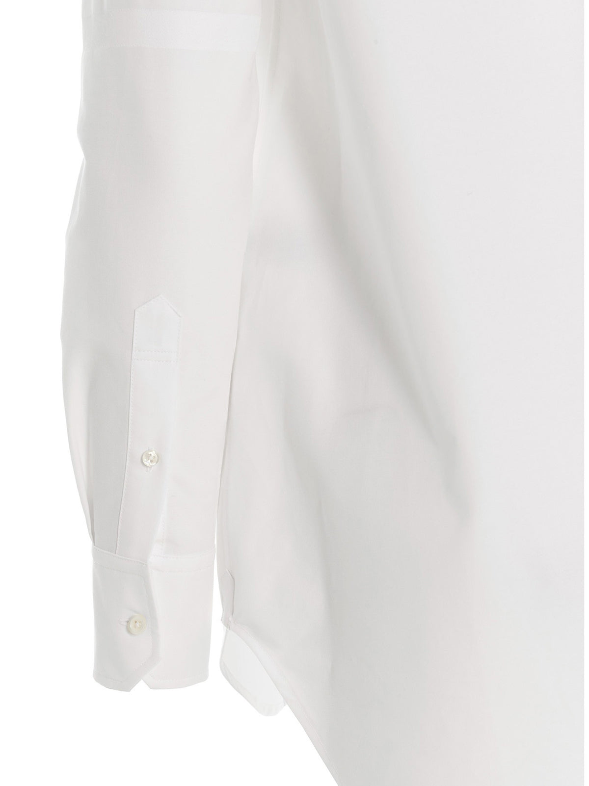 Thom Browne Pussy Bow Blouse White
