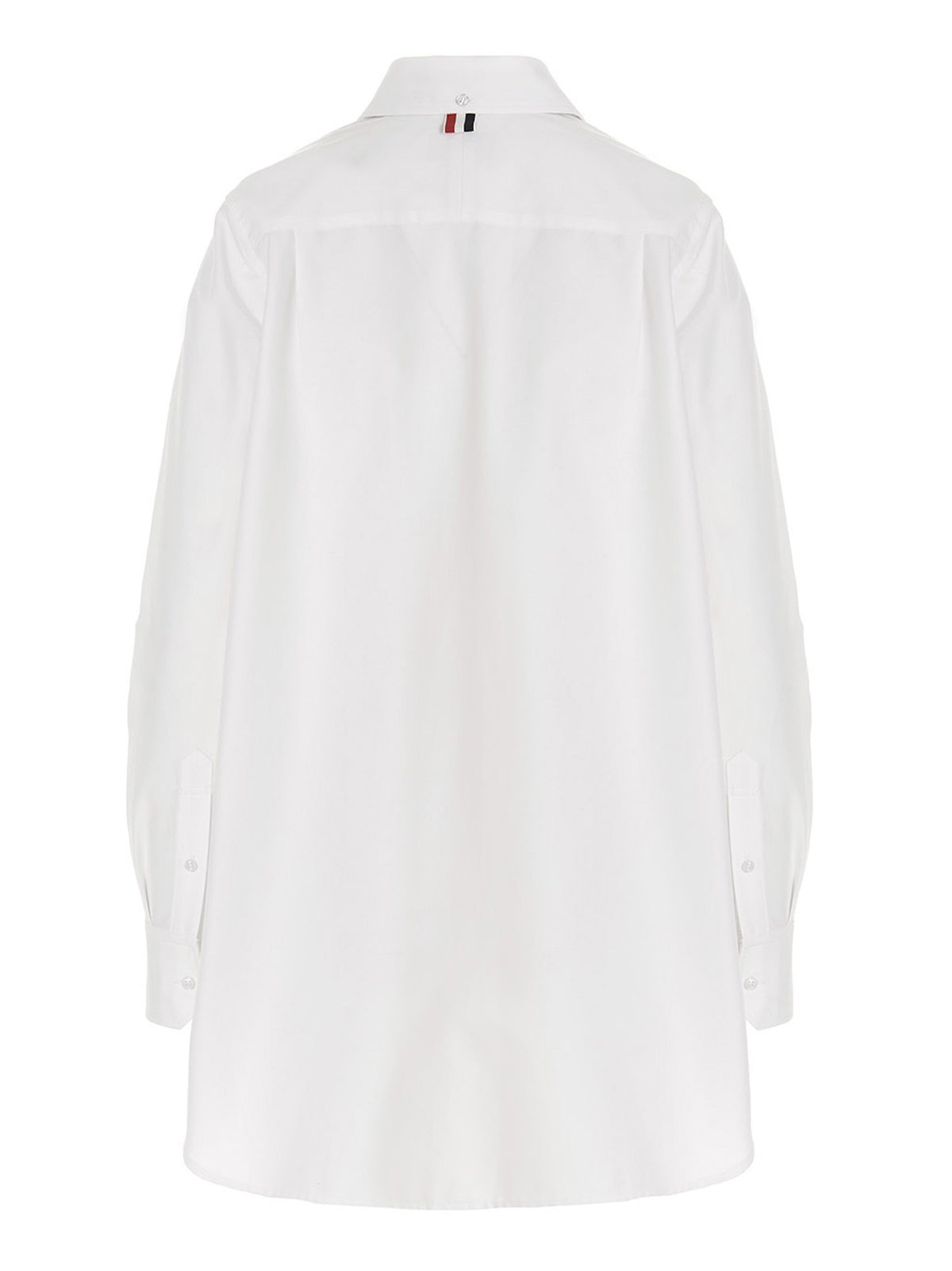 Thom Browne Pussy Bow Blouse White