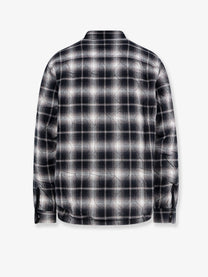 Represent Men's Quilted Shirt Jacket Black