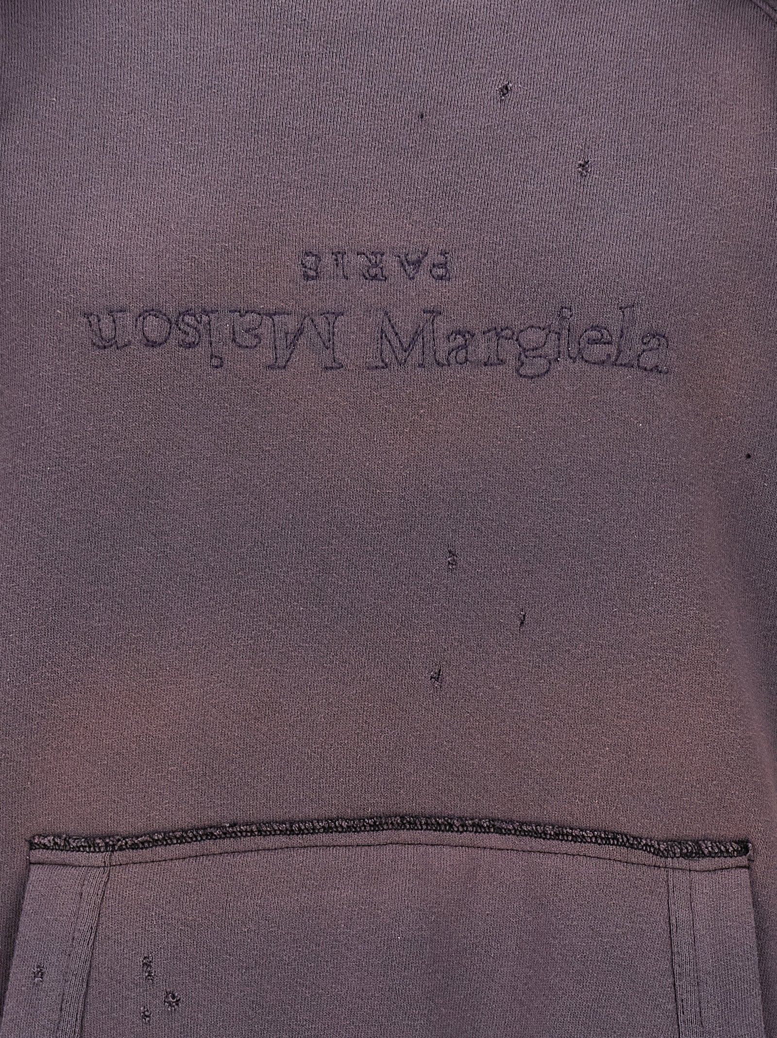 Maison Margiela Reverse Hoodie Purple