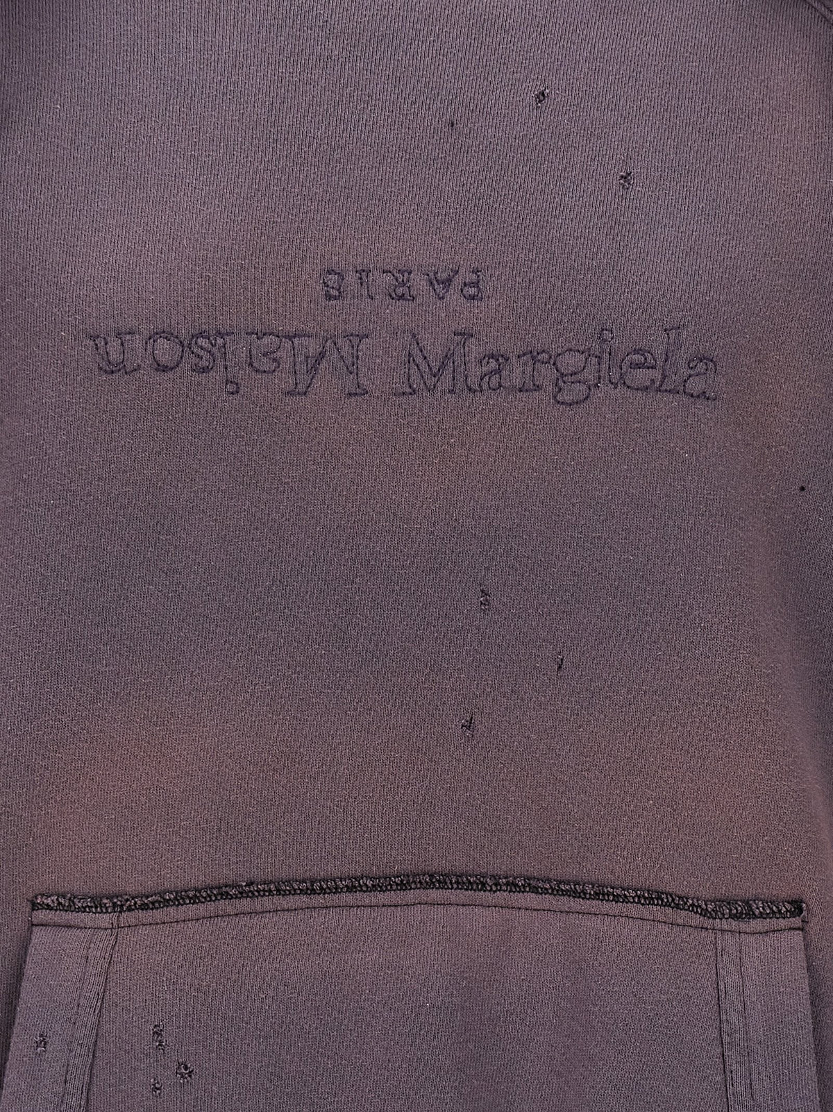 Maison Margiela Reverse Hoodie Purple, view 4