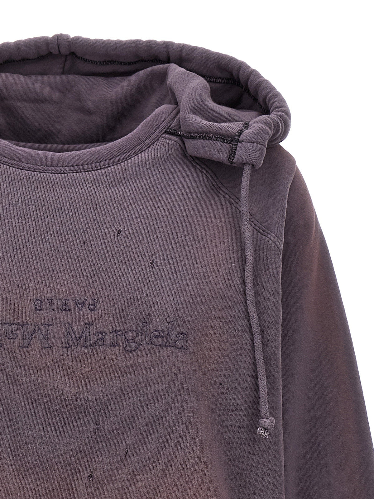 Maison Margiela Reverse Hoodie Purple