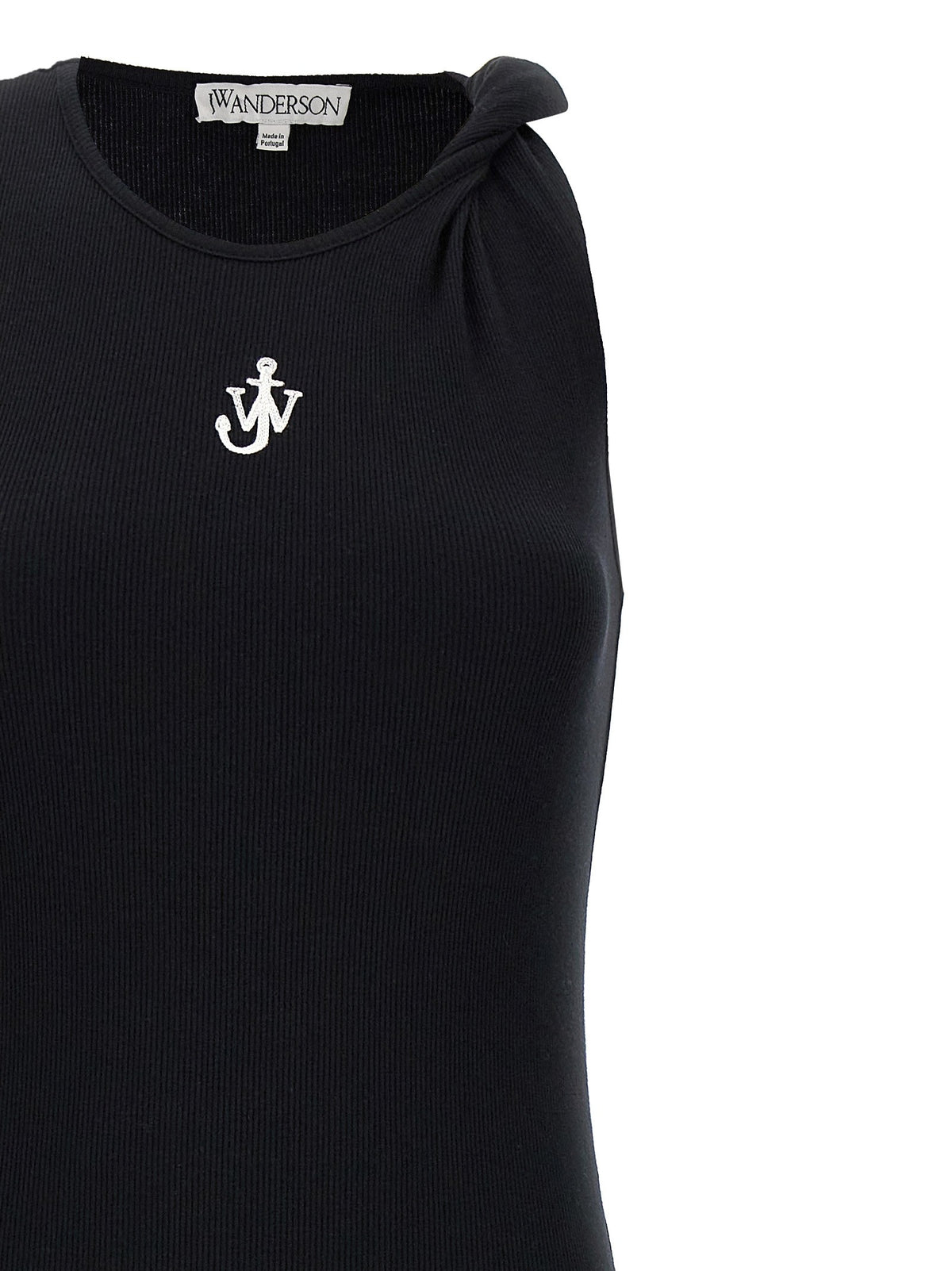 JW Anderson Ribbed Dress Black