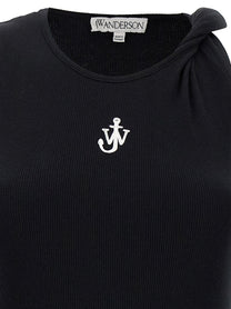 JW Anderson Ribbed Dress Black