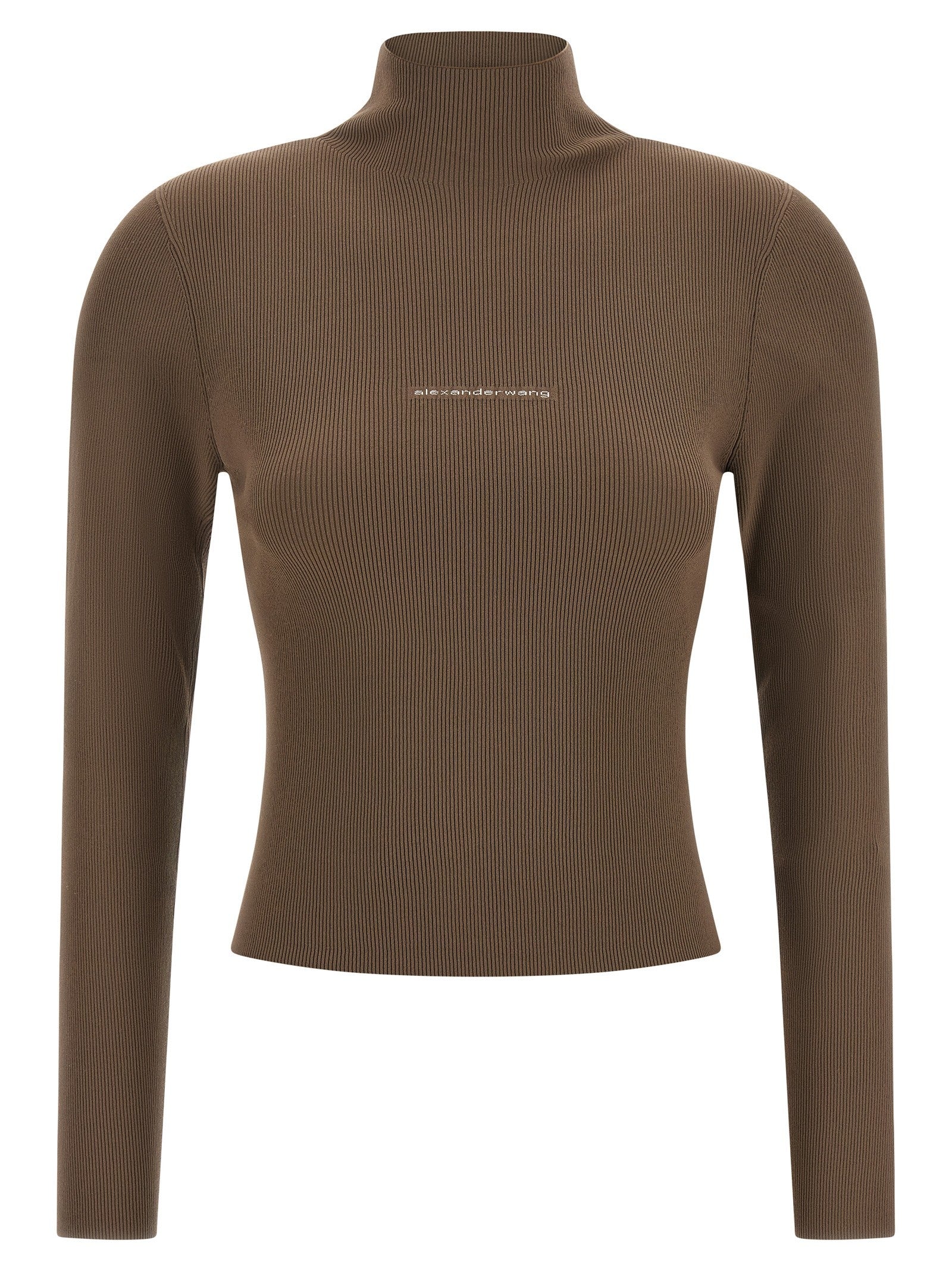 alexanderwang Ribbed Sweater Beige
