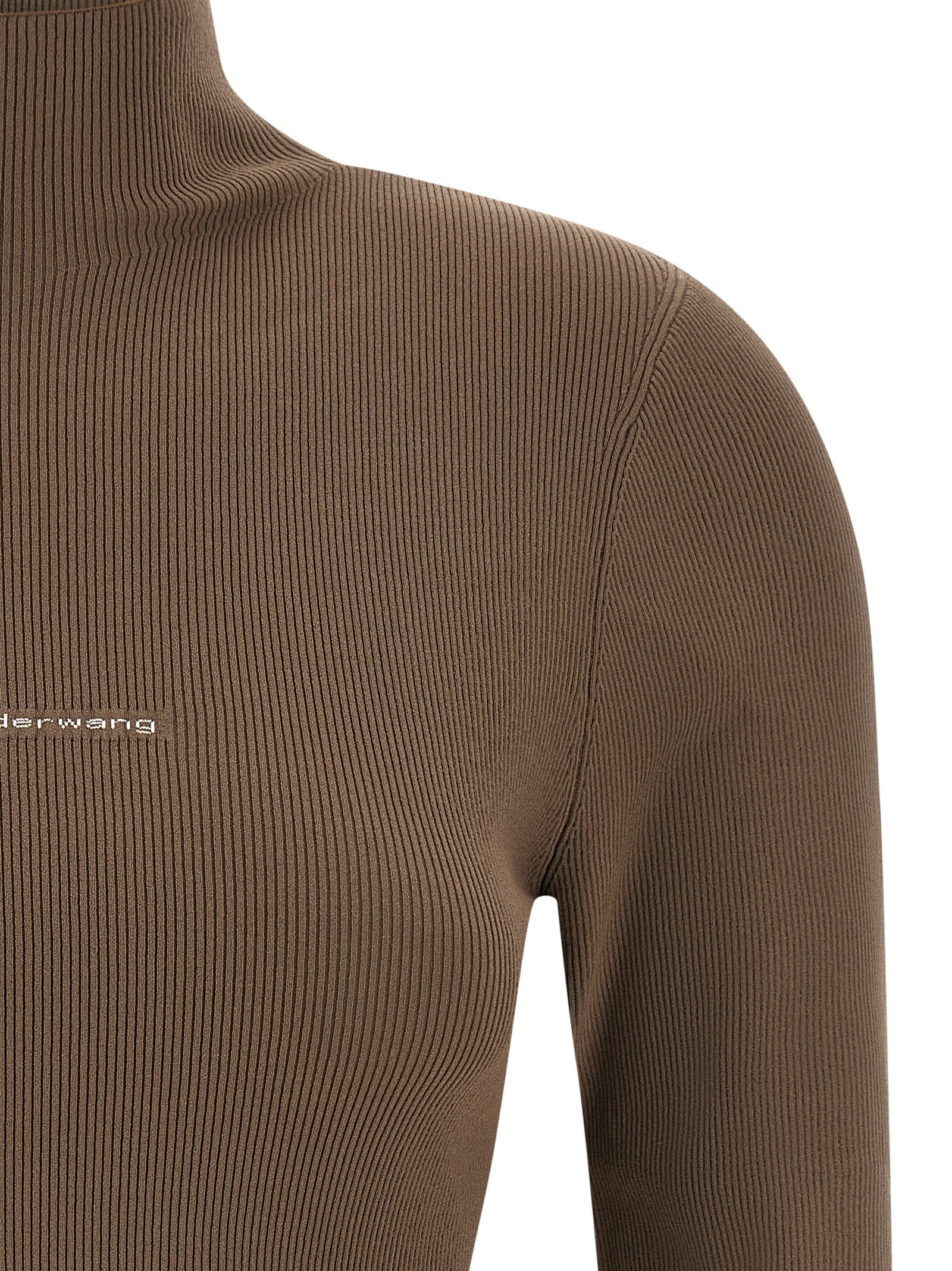 alexanderwang Ribbed Sweater Beige