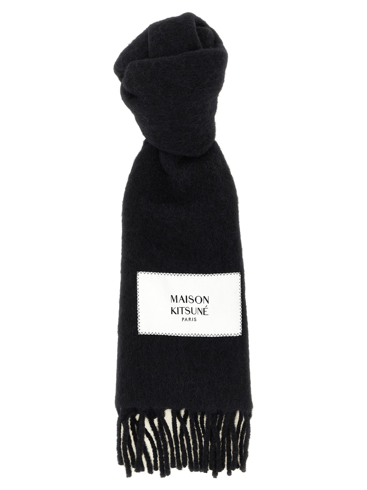Maison Kitsuné Scarf Black