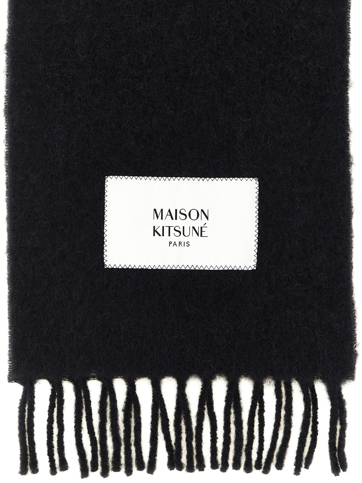Maison Kitsuné Scarf Black