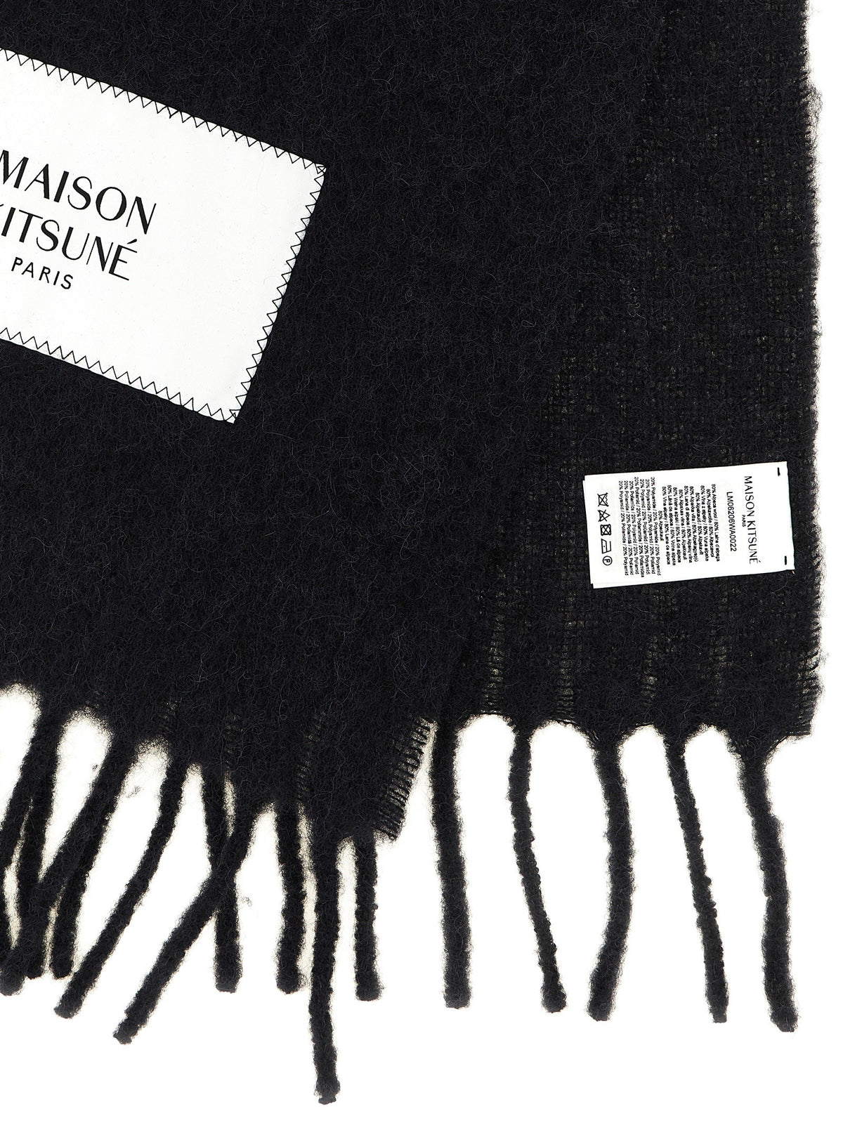 Maison Kitsuné Scarf Black