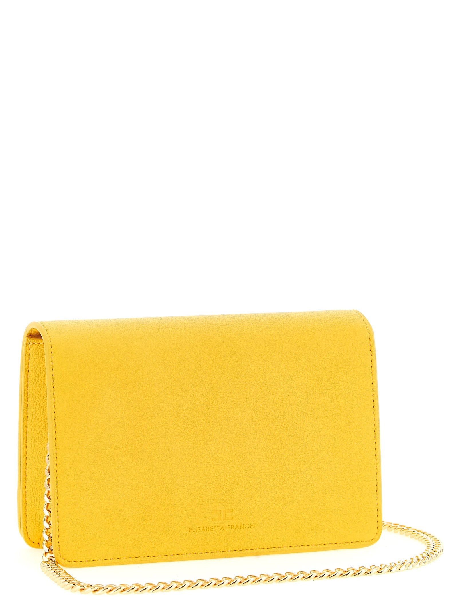Elisabetta Franchi Shoulder Strap Yellow