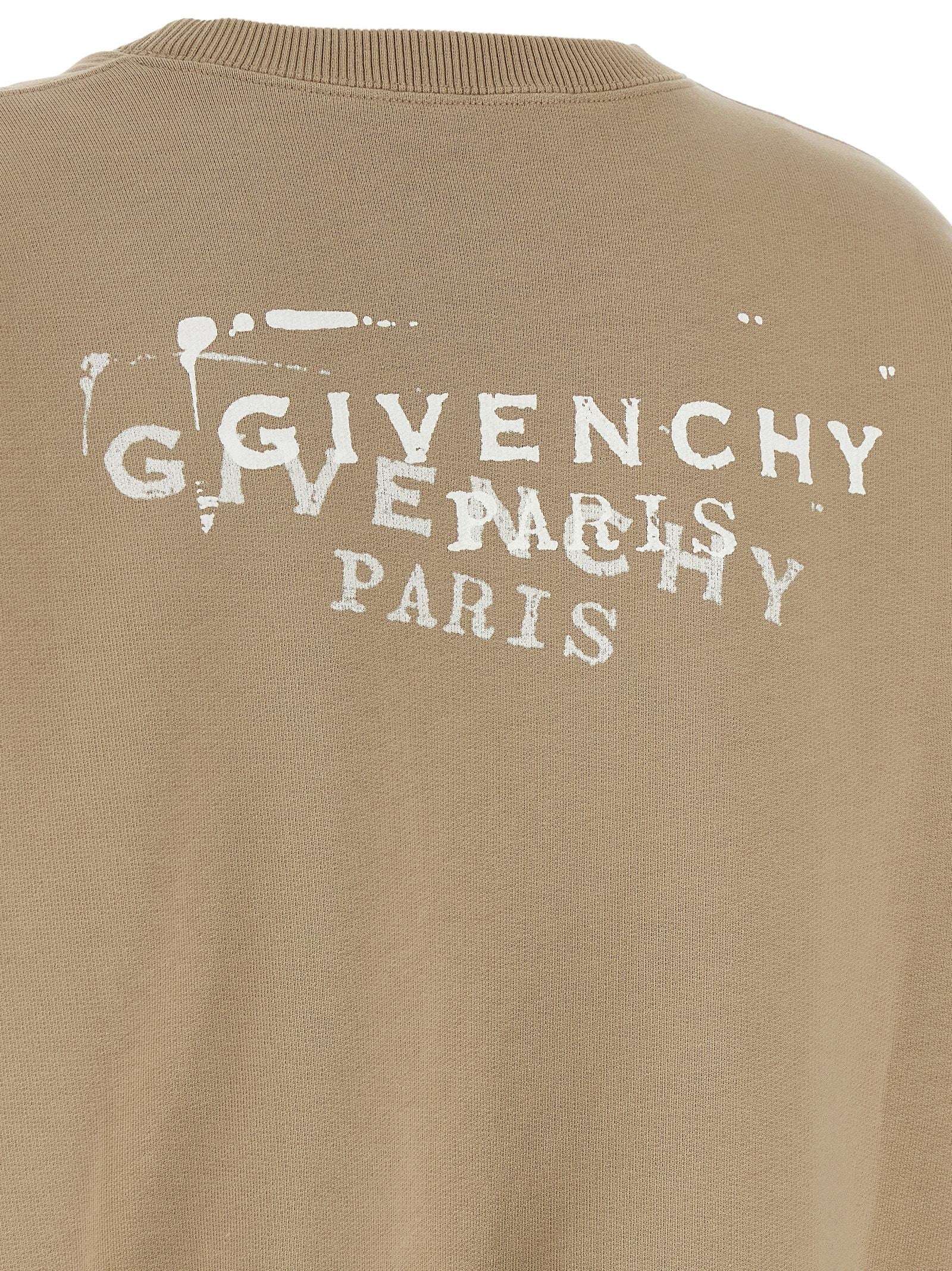 Givenchy Stamp Sweatshirt Beige