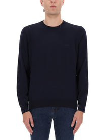 Boss Men's Sweater Blue