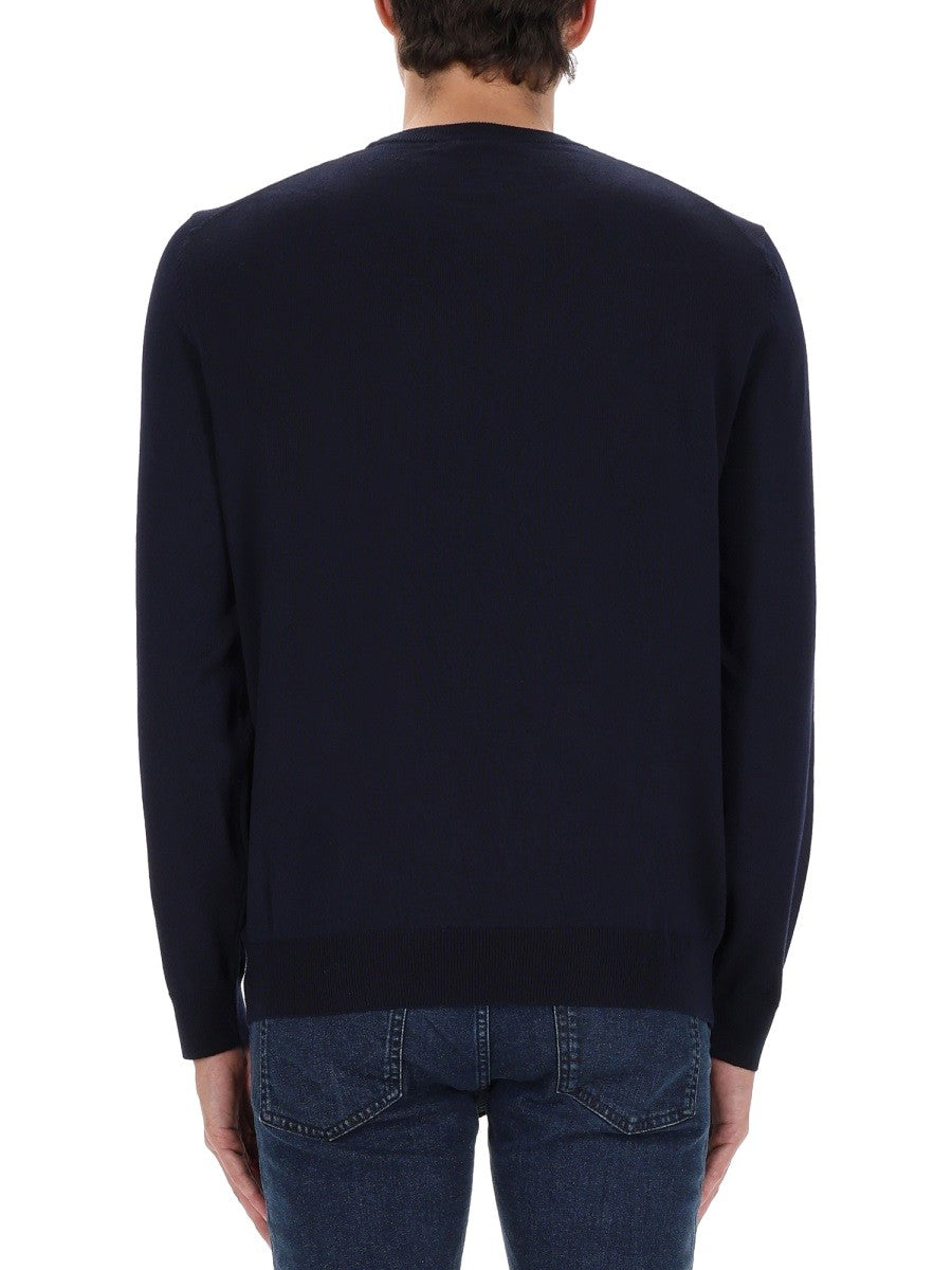 Boss Men's Sweater Blue