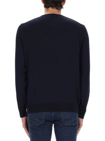 Boss Men's Sweater Blue