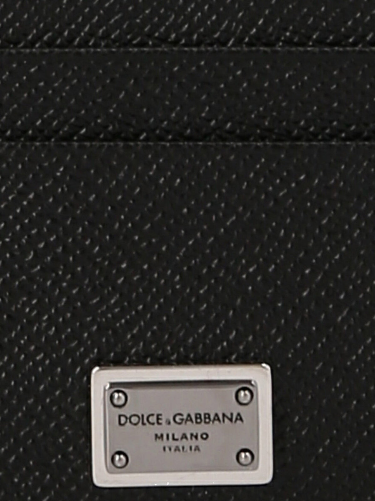 Dolce &amp; Gabbana Tag Card Holder Black
