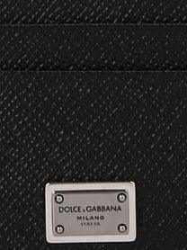 Dolce &amp; Gabbana Tag Card Holder Black