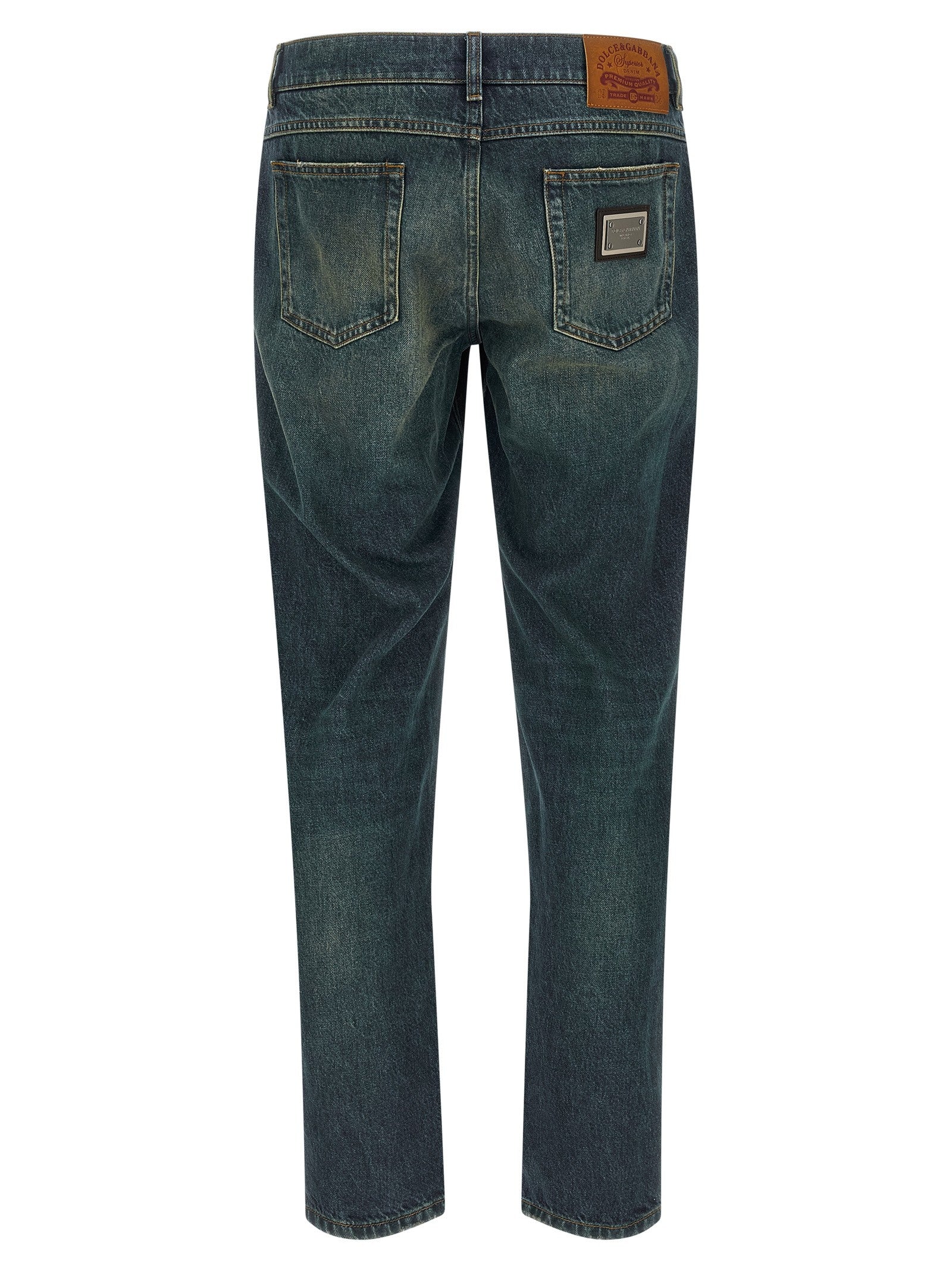 Dolce &amp; Gabbana Tag Jeans Blue