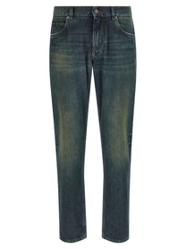 Dolce &amp; Gabbana Tag Jeans Blue