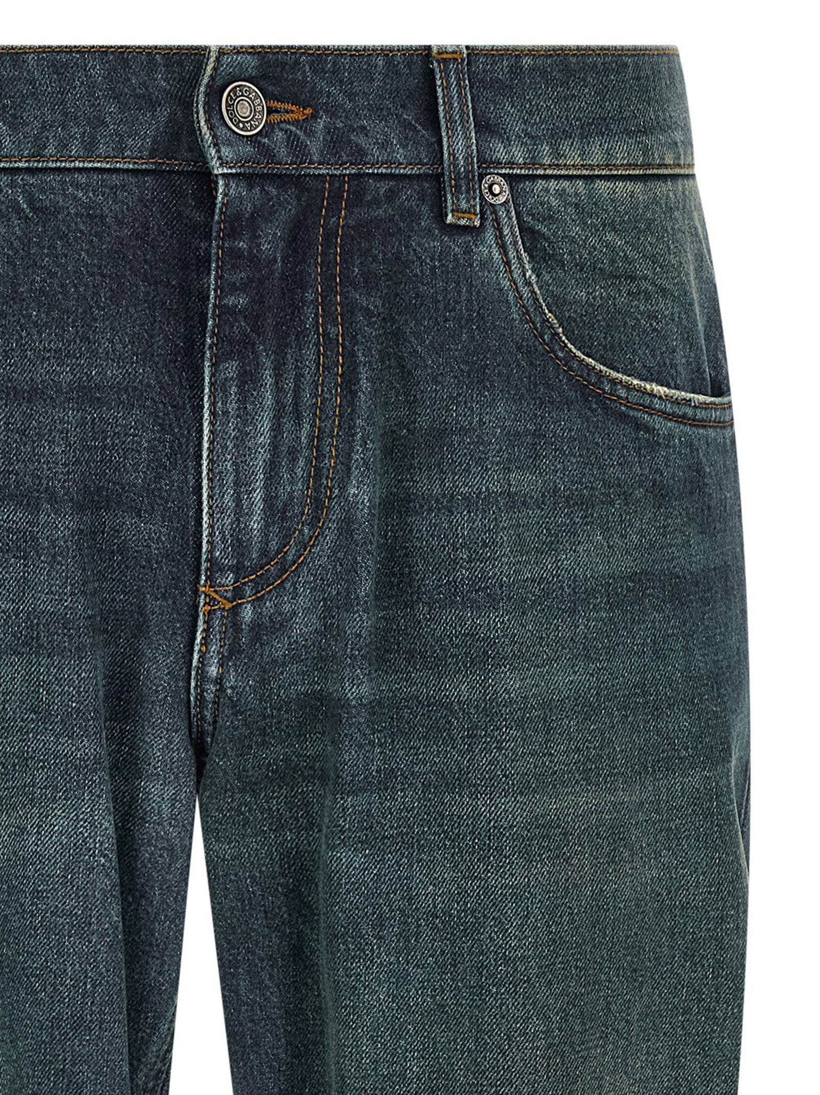 Dolce &amp; Gabbana Tag Jeans Blue