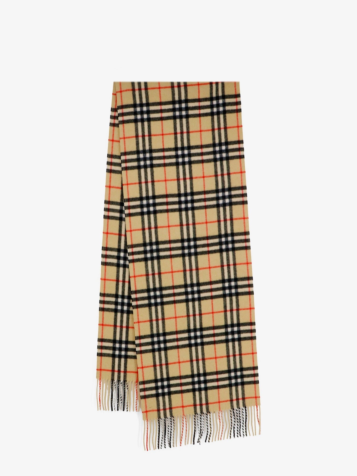 Burberry Unisex Lola Medium Check Scarf Beige