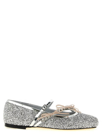 Jimmy Choo Loli Ballet Flats Silver