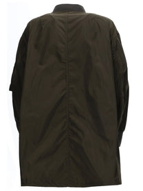 Aspesi Women's Long Bomber Jacket Green Aspesi