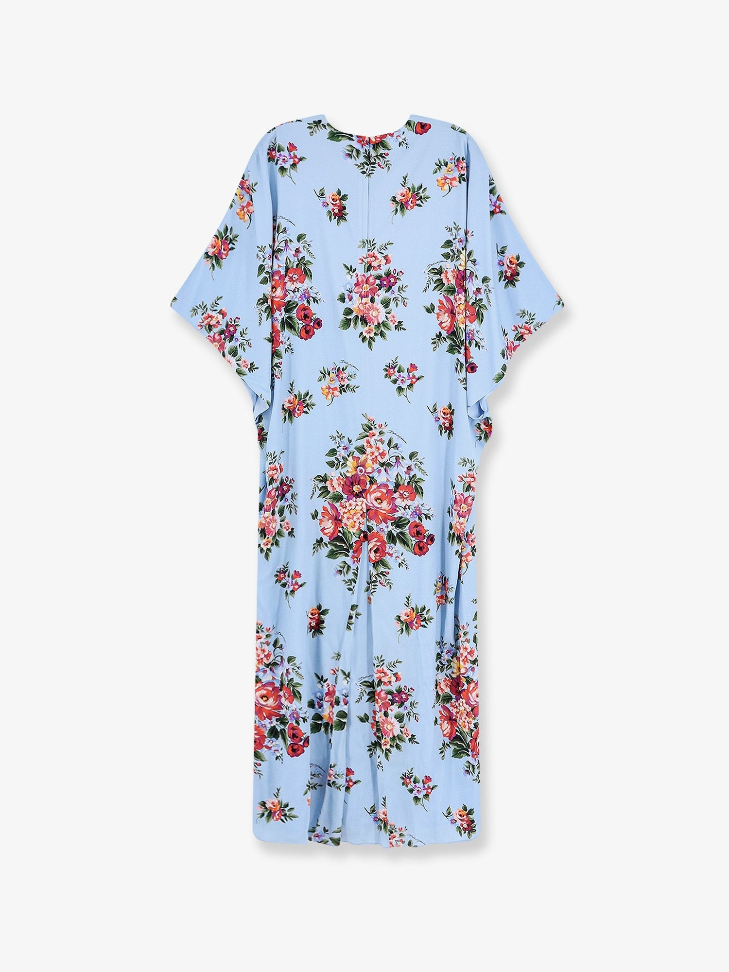 Dolce &amp; Gabbana Women's Long Charmeuse Dress Blue