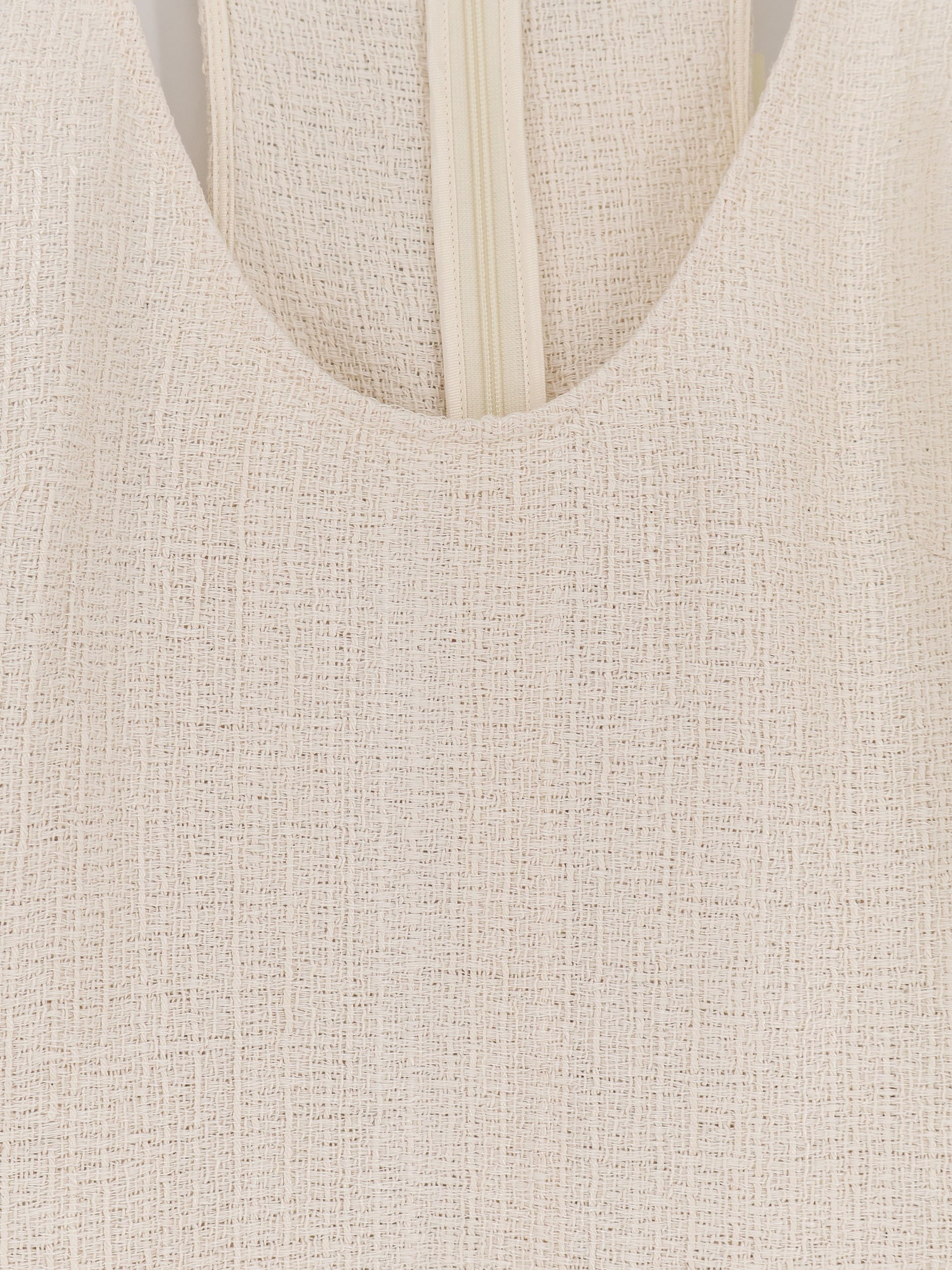 Toteme Women's Tweed Dress Beige