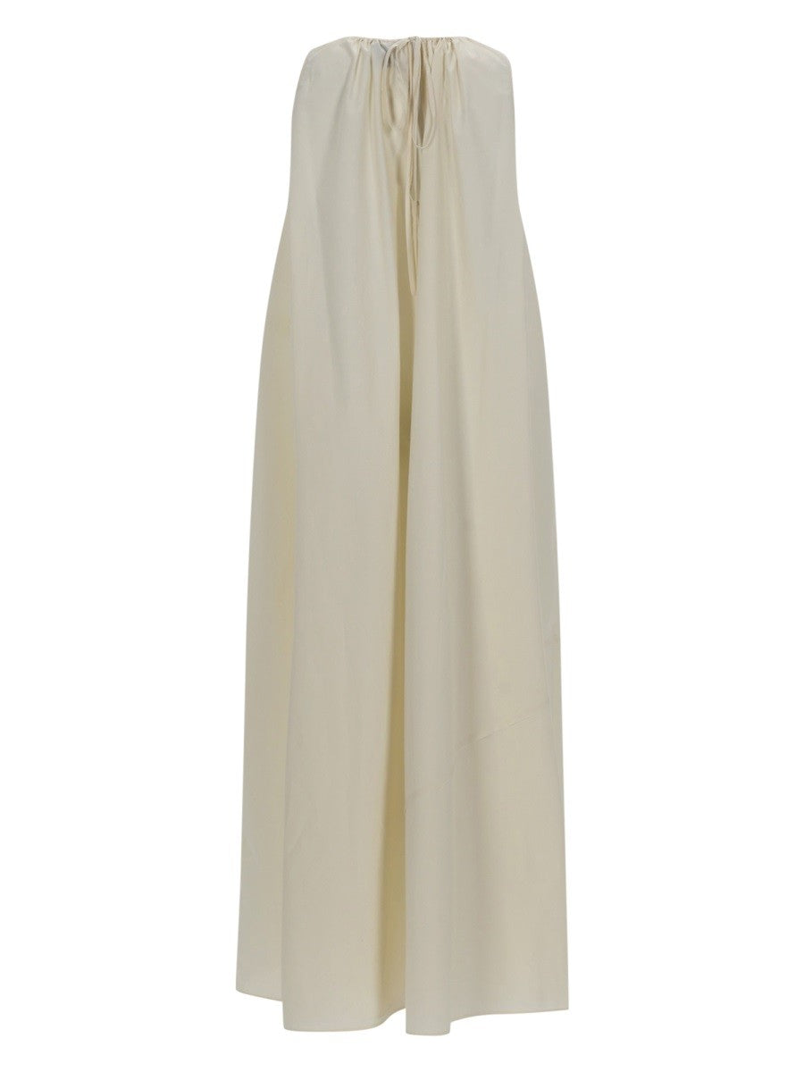 Alysi Women's Long Cotton Dress White