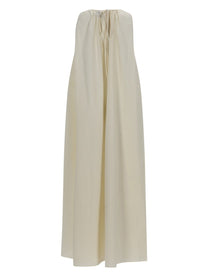 Alysi Women's Long Cotton Dress White