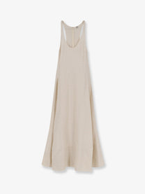 Toteme Women's Tweed Dress Beige