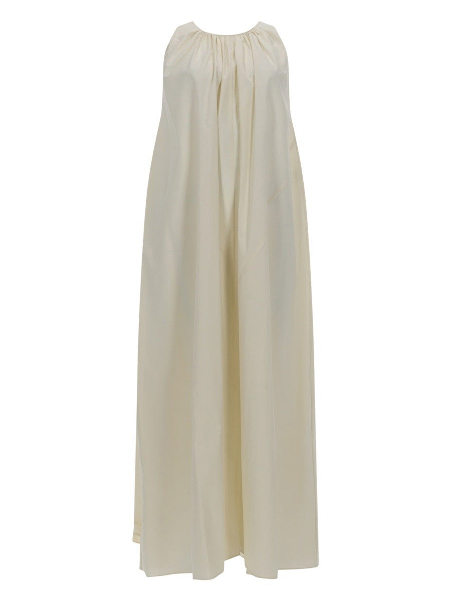 Alysi Women's Long Cotton Dress White