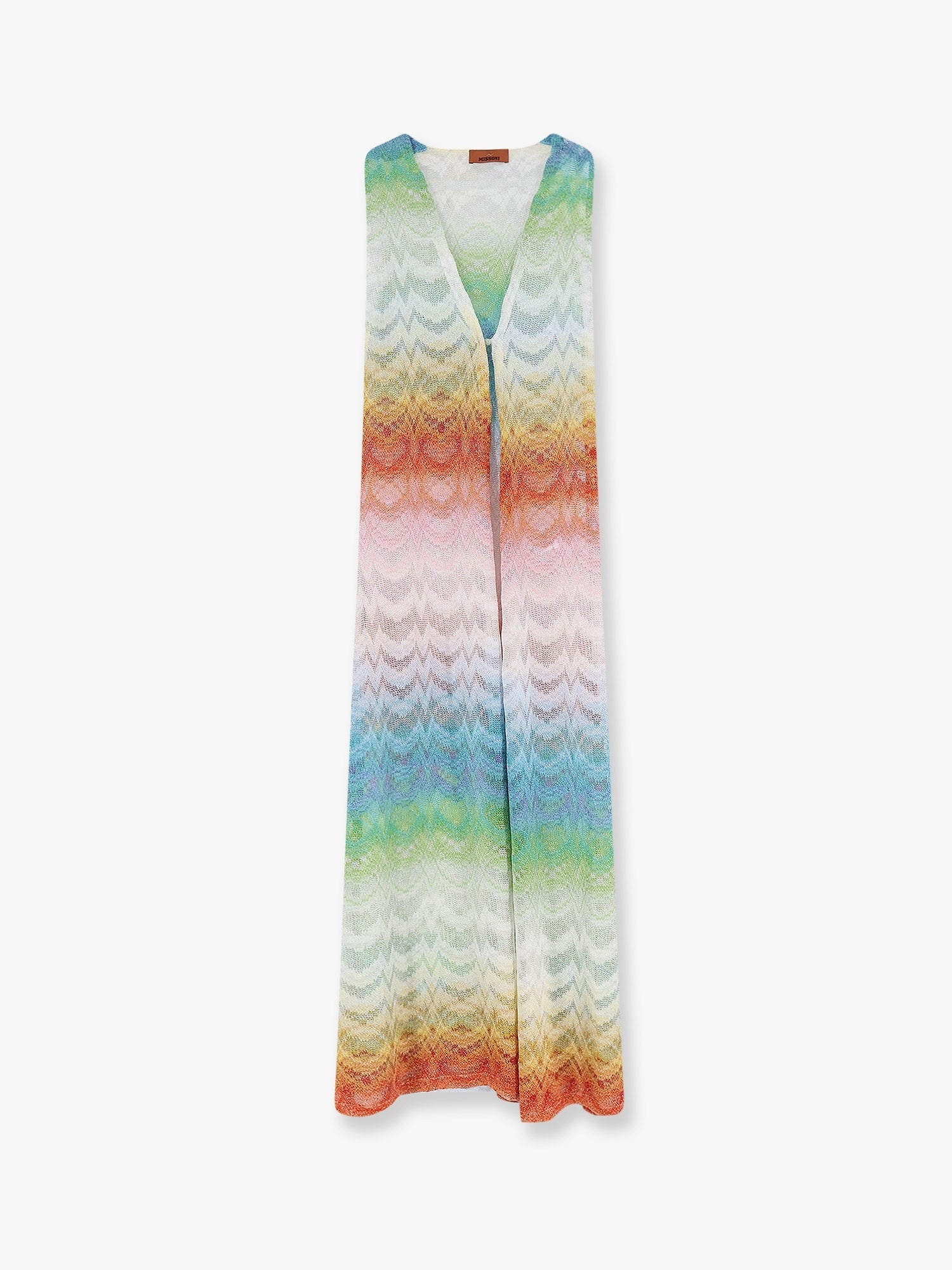 Missoni Women's Long Cover up Viscose and Metallic Fiber Dress Gold