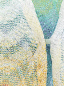 Missoni Women's Long Cover up Viscose and Metallic Fiber Dress Gold