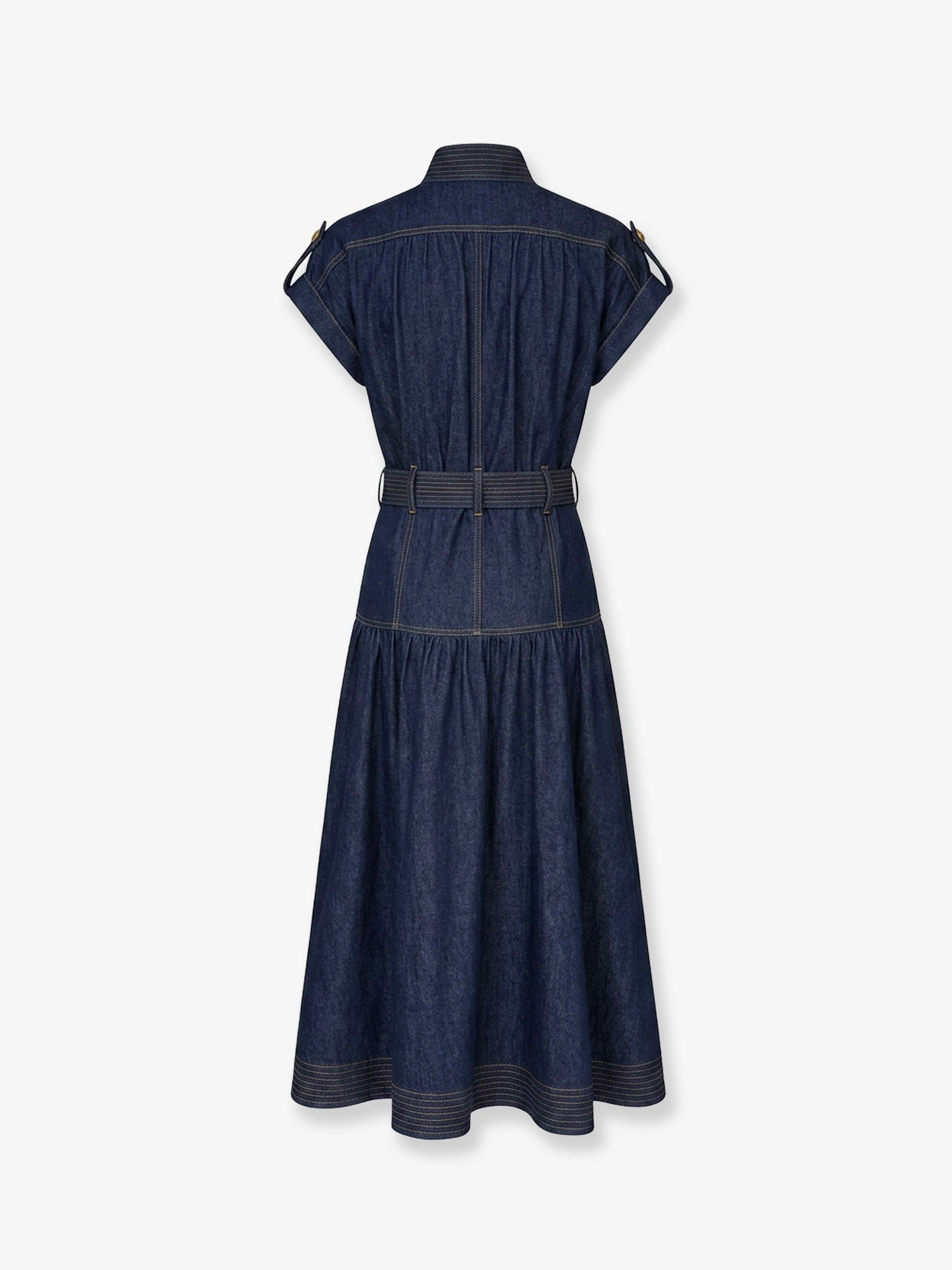Zimmermann Women's Long Denim Dress Blue