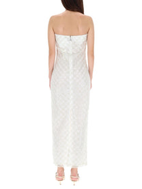 Rotate Birger Christensen Women's Long Dress White